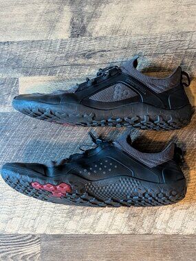 Vivo Barefoot Primus Trail Knit FG Shoes Mens Black Gray